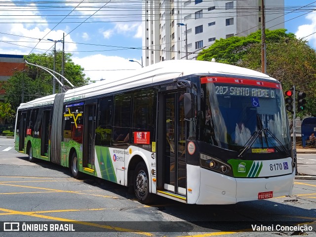 Next Mobilidade - ABC Sistema de Transporte 8170 na cidade de Diadema, São Paulo, Brasil, por Valnei Conceição. ID da foto: 10538633.