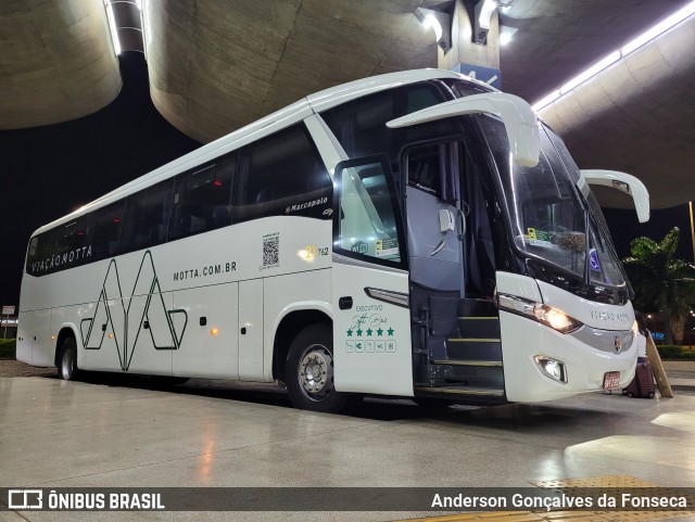 Viação Motta 21762 na cidade de Uberlândia, Minas Gerais, Brasil, por Anderson Gonçalves da Fonseca. Número da foto: #10540391.