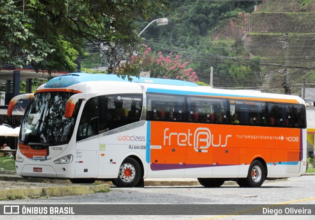 FretBus Fretamento e Turismo RJ 644.008 na cidade de Nova Friburgo, Rio de Janeiro, Brasil, por Diego Oliveira. Número da foto: #10539995.