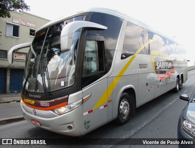 Saritur - Santa Rita Transporte Urbano e Rodoviário 12020 na cidade de Belo Horizonte, Minas Gerais, Brasil, por Vicente de Paulo Alves. Número da foto: #10618706.