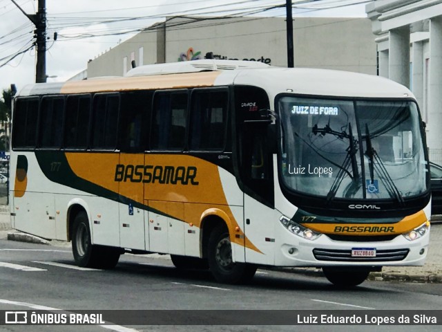 Viação Bassamar 177 na cidade de Juiz de Fora, Minas Gerais, Brasil, por Luiz Eduardo Lopes da Silva. ID da foto: 10618725.