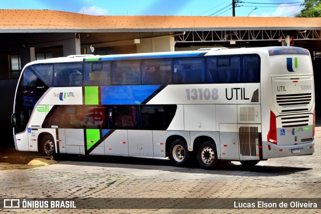 UTIL - União Transporte Interestadual de Luxo 13108 na cidade de Alfenas, Minas Gerais, Brasil, por Lucas Elson de Oliveira. Número da foto: #10618280.