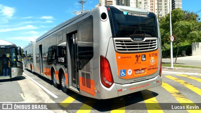 TRANSPPASS - Transporte de Passageiros 8 1759 na cidade de Barueri, São Paulo, Brasil, por Lucas Kevin. Número da foto: #10616976.