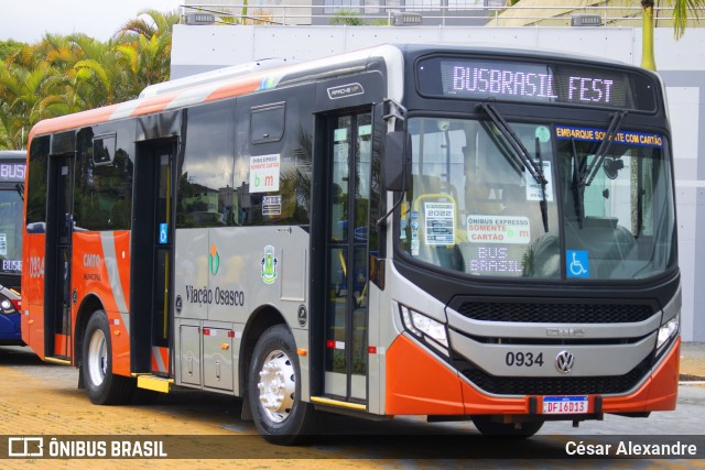 Viação Osasco Santana de Parnaíba 0934 na cidade de Barueri, São Paulo, Brasil, por César Alexandre. Número da foto: #10616519.