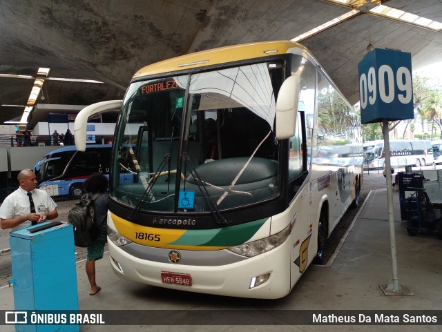 Empresa Gontijo de Transportes 18165 na cidade de Fortaleza, Ceará, Brasil, por Matheus Da Mata Santos. Número da foto: #10618370.
