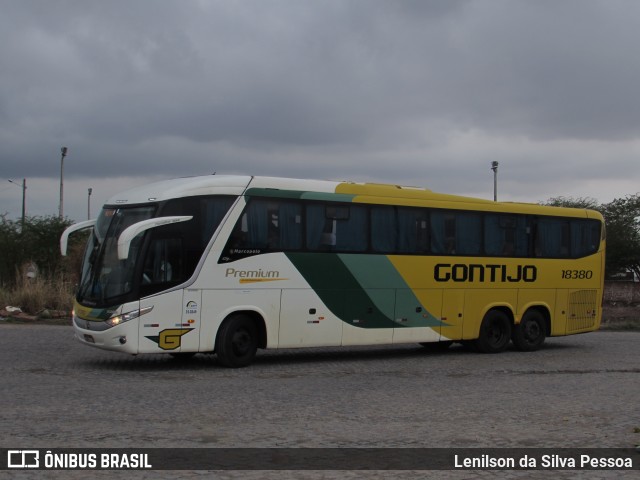 Empresa Gontijo de Transportes 18380 na cidade de Caruaru, Pernambuco, Brasil, por Lenilson da Silva Pessoa. ID da foto: 10616515.