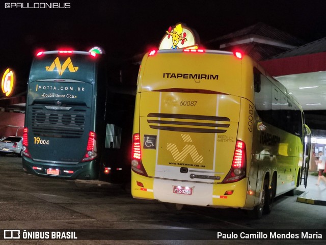 Viação Itapemirim 60087 na cidade de Uberaba, Minas Gerais, Brasil, por Paulo Camillo Mendes Maria. Número da foto: #10616269.