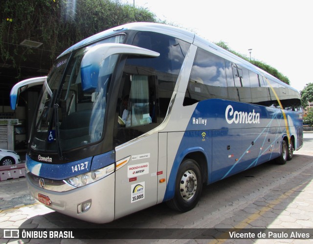 Viação Cometa 14127 na cidade de Belo Horizonte, Minas Gerais, Brasil, por Vicente de Paulo Alves. Número da foto: #10618728.