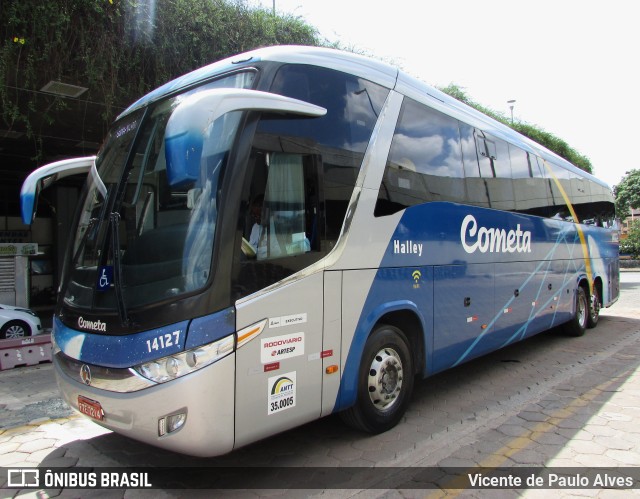 Viação Cometa 14127 na cidade de Belo Horizonte, Minas Gerais, Brasil, por Vicente de Paulo Alves. ID da foto: 10618728.