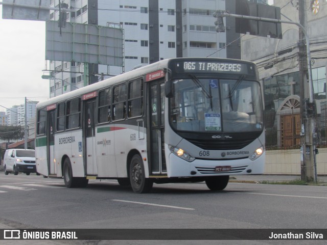 Borborema Imperial Transportes 608 na cidade de Jaboatão dos Guararapes, Pernambuco, Brasil, por Jonathan Silva. ID da foto: 10616224.