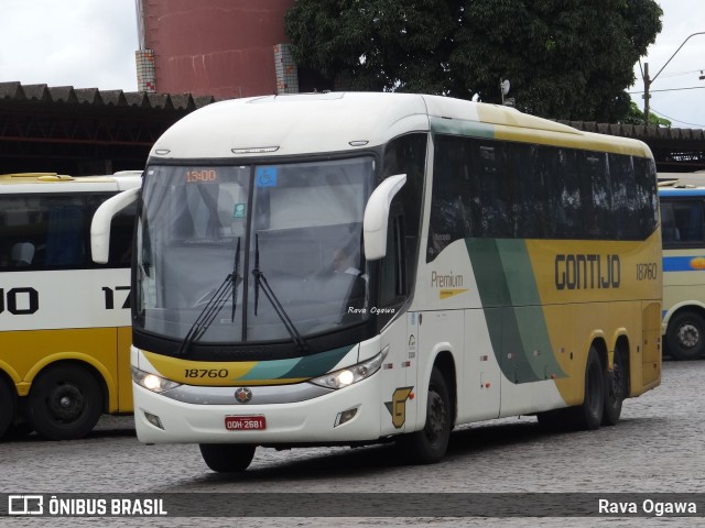 Empresa Gontijo de Transportes 18760 na cidade de Vitória da Conquista, Bahia, Brasil, por Rava Ogawa. Número da foto: #10617766.