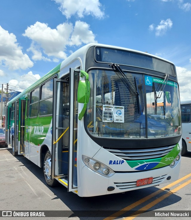 Ralip Transportes Rodoviários 3103 na cidade de Barueri, São Paulo, Brasil, por Michel Nowacki. ID da foto: 10618106.