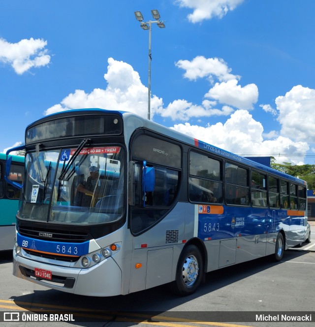 BB Transportes e Turismo 5843 na cidade de Barueri, São Paulo, Brasil, por Michel Nowacki. ID da foto: 10618149.