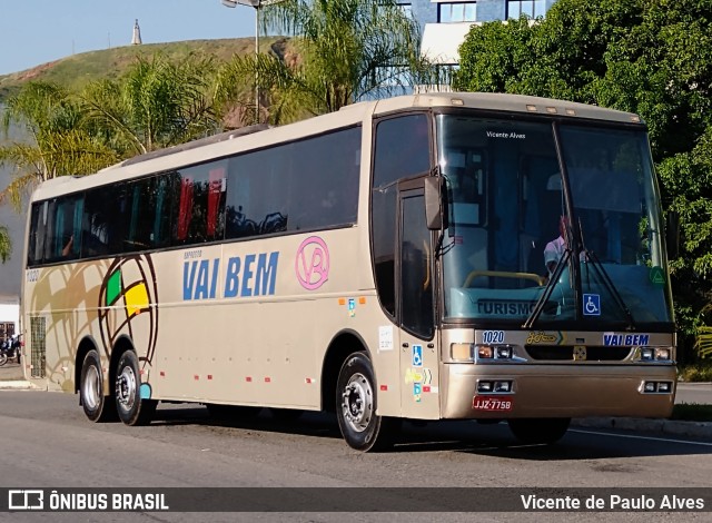 Expresso Vai Bem 1020 na cidade de Aparecida, São Paulo, Brasil, por Vicente de Paulo Alves. ID da foto: 10617875.