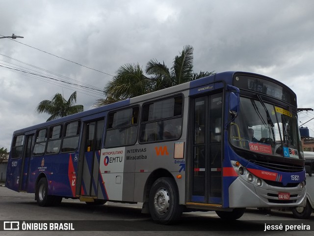 Viação Miracatiba 15.821 na cidade de Embu-Guaçu, São Paulo, Brasil, por jessé pereira. ID da foto: 10540854.