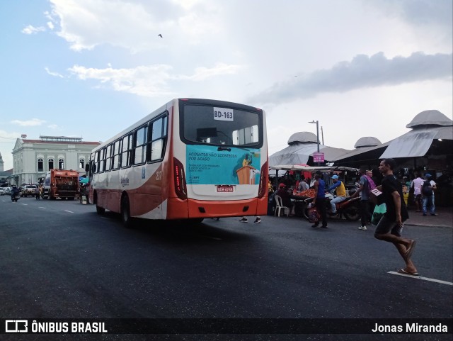 Belém Rio Transportes BD-163 na cidade de Belém, Pará, Brasil, por Jonas Miranda. Número da foto: #10541572.