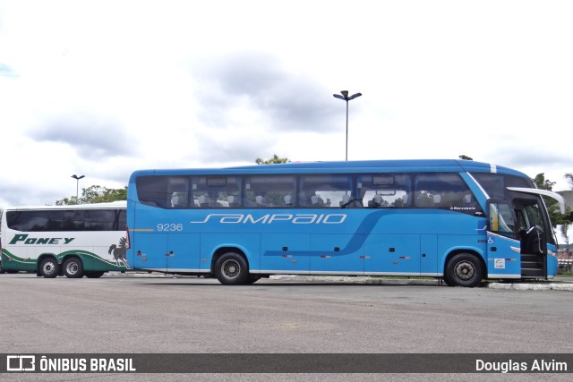 Viação Sampaio 9236 na cidade de Mogi das Cruzes, São Paulo, Brasil, por Douglas Alvim. ID da foto: 10542791.