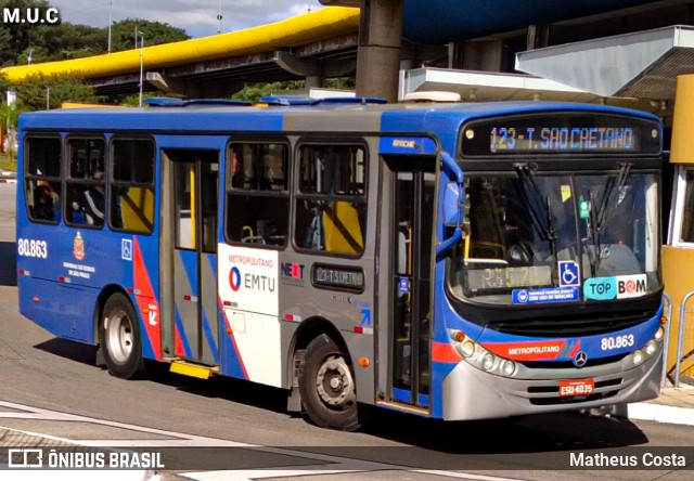 Next Mobilidade - ABC Sistema de Transporte 80.863 na cidade de São Paulo, São Paulo, Brasil, por Matheus Costa. ID da foto: 10541138.