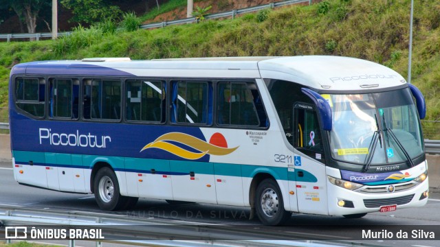 Piccolotur Transportes Turísticos 3211 na cidade de Jundiaí, São Paulo, Brasil, por Murilo da Silva. Número da foto: #10542068.