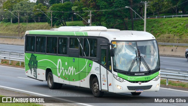 Turismo e Fretamento Orion Transportes 4107 na cidade de Jundiaí, São Paulo, Brasil, por Murilo da Silva. ID da foto: 10542082.