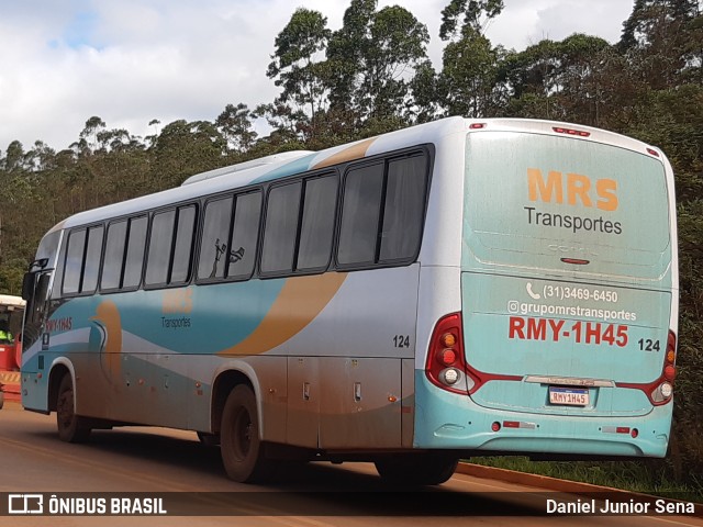 Grupo MRS Transportes 124 na cidade de Itabirito, Minas Gerais, Brasil, por Daniel Junior Sena. Número da foto: #10542270.