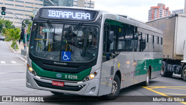 Transunião Transportes 5 6298 na cidade de São Paulo, São Paulo, Brasil, por Murilo da Silva. Número da foto: #10542147.