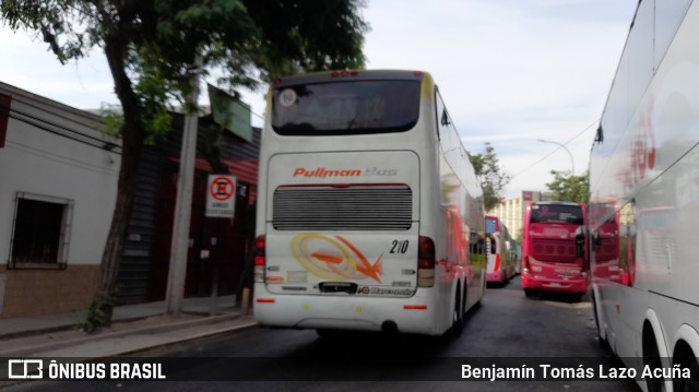 Pullman Setter 2105 na cidade de Estación Central, Santiago, Metropolitana de Santiago, Chile, por Benjamín Tomás Lazo Acuña. Número da foto: #10543369.