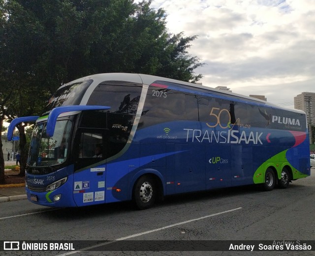 Trans Isaak Turismo 2075 na cidade de São Paulo, São Paulo, Brasil, por Andrey  Soares Vassão. Número da foto: #10542193.