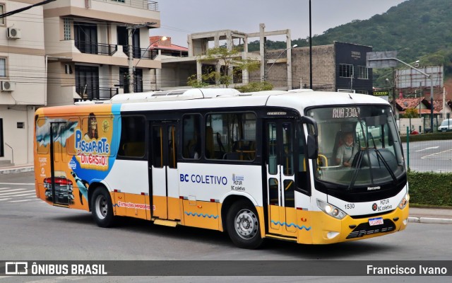 Empresa de Transporte Pgtur 1530 na cidade de Balneário Camboriú, Santa Catarina, Brasil, por Francisco Ivano. Número da foto: #10542938.