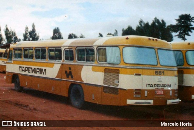 Viação Itapemirim 651 na cidade de Cachoeiro de Itapemirim, Espírito Santo, Brasil, por Marcelo Horta. ID da foto: 10541004.