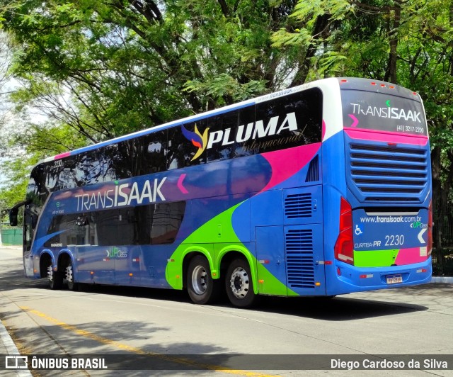 Trans Isaak Turismo 2230 na cidade de São Paulo, São Paulo, Brasil, por Diego Cardoso da Silva. Número da foto: #10541488.