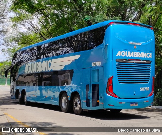 Viação Águia Branca 50780 na cidade de São Paulo, São Paulo, Brasil, por Diego Cardoso da Silva. Número da foto: #10541500.