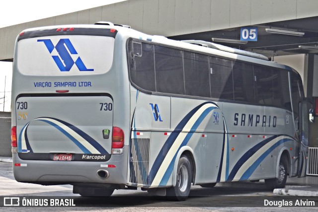 Viação Sampaio 730 na cidade de Mogi das Cruzes, São Paulo, Brasil, por Douglas Alvim. Número da foto: #10542752.
