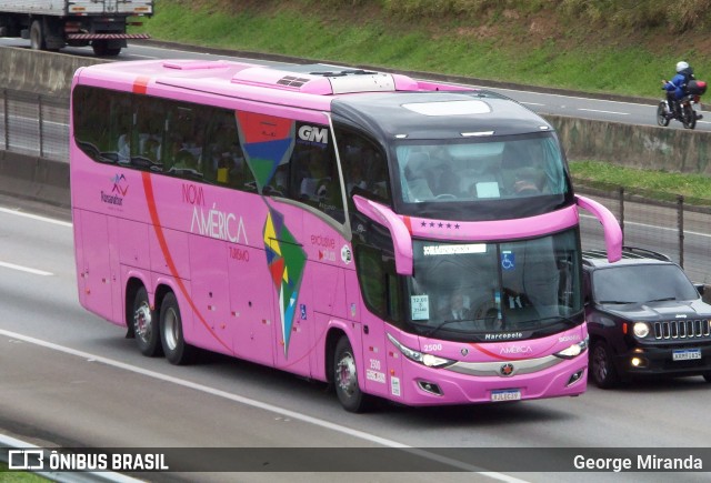 Nova América Turismo 2500 na cidade de São José dos Campos, São Paulo, Brasil, por George Miranda. ID da foto: 10542003.