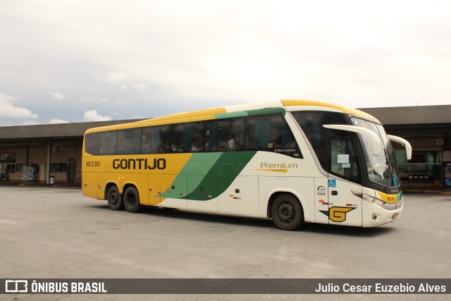 Empresa Gontijo de Transportes 18330 na cidade de Roseira, São Paulo, Brasil, por Julio Cesar Euzebio Alves. Número da foto: #10543572.