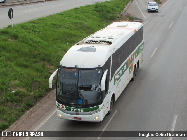 Empresa Gontijo de Transportes 21535 na cidade de Belo Horizonte, Minas Gerais, Brasil, por Douglas Célio Brandao. ID da foto: 10545236.