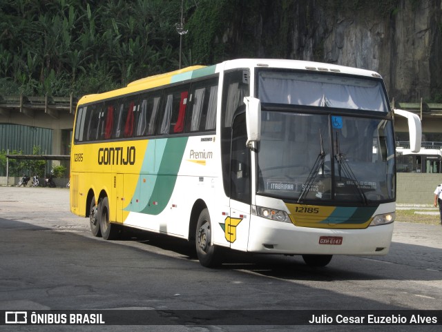 Empresa Gontijo de Transportes 12185 na cidade de Santos, São Paulo, Brasil, por Julio Cesar Euzebio Alves. ID da foto: 10545137.