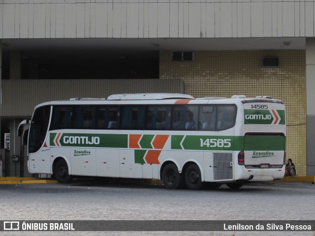 Empresa Gontijo de Transportes 14585 na cidade de Caruaru, Pernambuco, Brasil, por Lenilson da Silva Pessoa. ID da foto: 10543640.