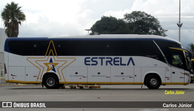 Viação Estrela 1310 na cidade de Goiânia, Goiás, Brasil, por Carlos Júnior. Número da foto: #10544765.