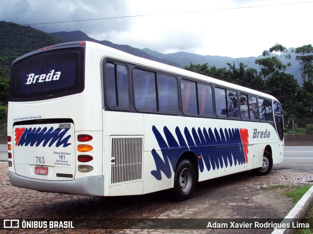 Breda Transportes e Serviços 763 na cidade de Cubatão, São Paulo, Brasil, por Adam Xavier Rodrigues Lima. Número da foto: #10544345.