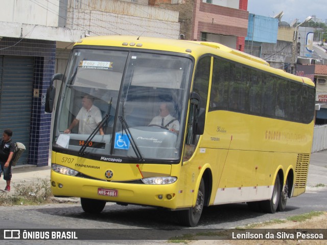 Viação Itapemirim 5707 na cidade de Caruaru, Pernambuco, Brasil, por Lenilson da Silva Pessoa. ID da foto: 10543580.