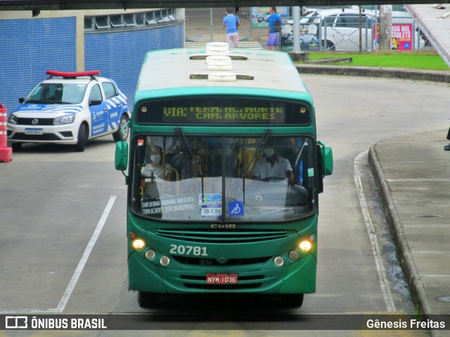 OT Trans - Ótima Salvador Transportes 20781 na cidade de Salvador, Bahia, Brasil, por Gênesis Freitas. ID da foto: 10544253.