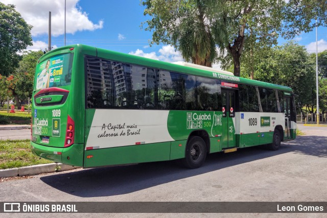 Viação Paraense Cuiabá Transportes 1089 na cidade de Cuiabá, Mato Grosso, Brasil, por Leon Gomes. ID da foto: 10545401.