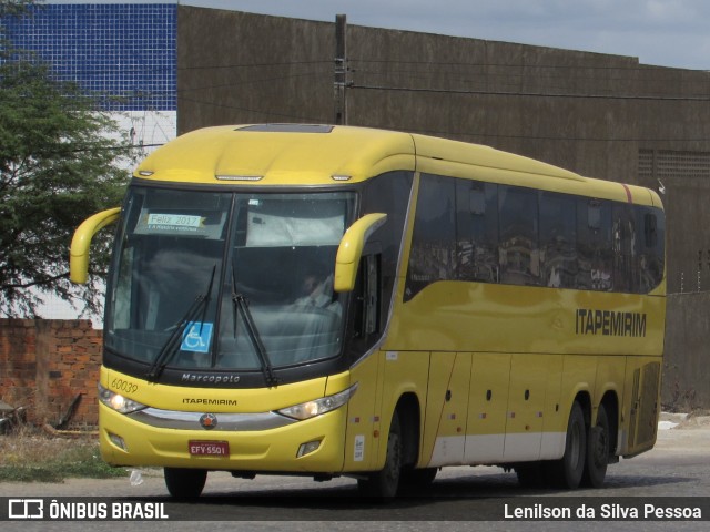 Viação Itapemirim 60039 na cidade de Caruaru, Pernambuco, Brasil, por Lenilson da Silva Pessoa. ID da foto: 10546370.