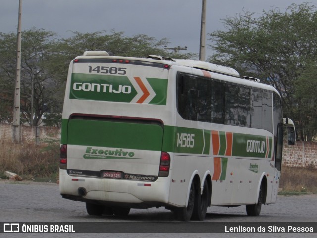 Empresa Gontijo de Transportes 14585 na cidade de Caruaru, Pernambuco, Brasil, por Lenilson da Silva Pessoa. ID da foto: 10546437.