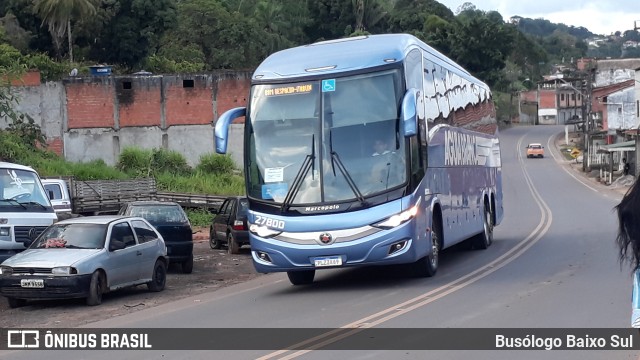 Viação Águia Branca 27800 na cidade de Ituberá, Bahia, Brasil, por Busólogo Baixo Sul. ID da foto: 10547469.