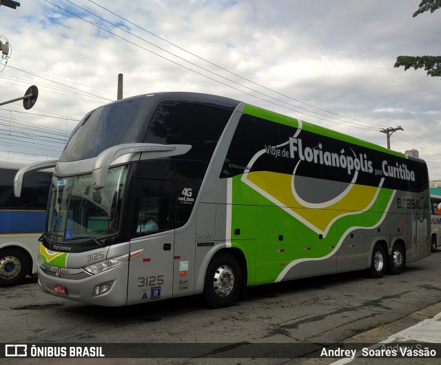 Brasil Sul Linhas Rodoviárias 3125 na cidade de São Paulo, São Paulo, Brasil, por Andrey  Soares Vassão. Número da foto: #10549132.