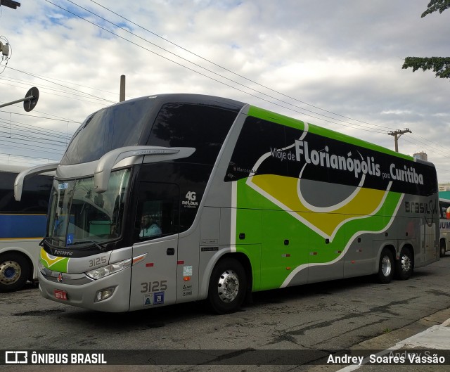 Brasil Sul Linhas Rodoviárias 3125 na cidade de São Paulo, São Paulo, Brasil, por Andrey  Soares Vassão. ID da foto: 10549132.