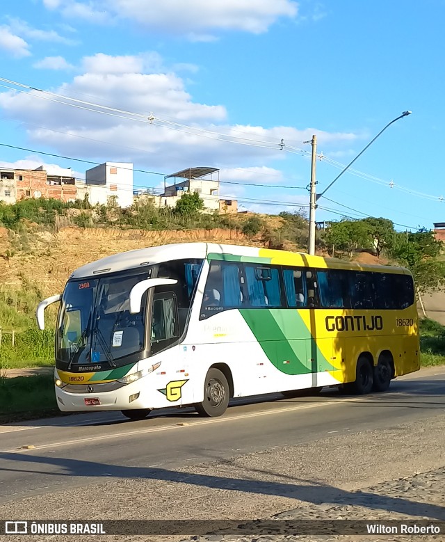 Empresa Gontijo de Transportes 18620 na cidade de Governador Valadares, Minas Gerais, Brasil, por Wilton Roberto. ID da foto: 10548266.