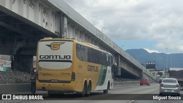 Empresa Gontijo de Transportes 17175 na cidade de Rio de Janeiro, Rio de Janeiro, Brasil, por Miguel Souza. ID da foto: 10546759.